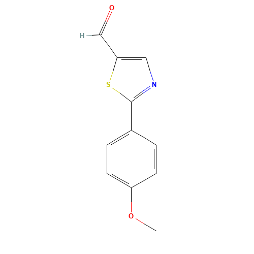 914348-82-6 2-(4-Methoxyphenyl)-1,3-thiazole-5-carbaldehyde chemical structure