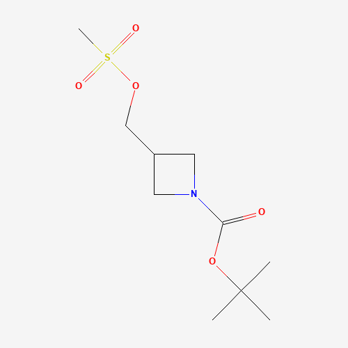 142253-57-4 (1-(tert-Butoxycarbonyl)azetidin-3-yl)-methyl-methanesulfonate chemical structure