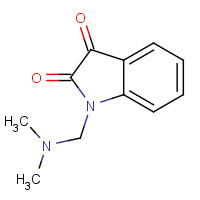 13129-67-4 1-[(Dimethylamino)methyl]-1H-indole-2,3-dione chemical structure