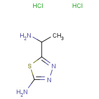 1227465-61-3 5-(1-Aminoethyl)-1,3,4-thiadiazol-2-amine dihydrochloride chemical structure