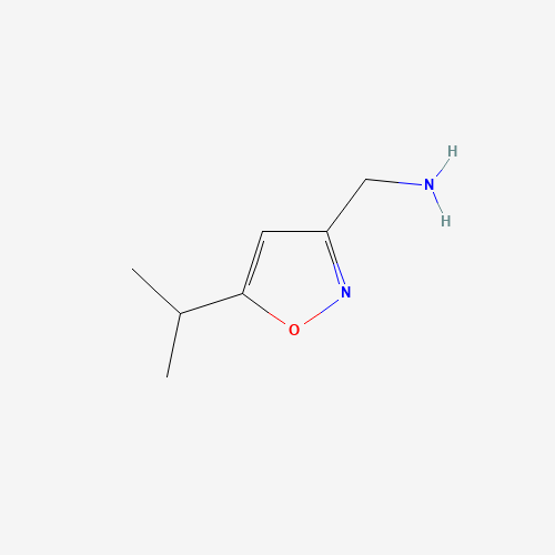 154016-49-6 [(5-Isopropylisoxazol-3-yl)methyl]amine hydrochloride chemical structure