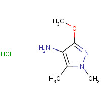 1211264-90-2 3-Methoxy-1,5-dimethyl-1H-pyrazol-4-amine hydrochloride chemical structure
