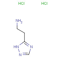 7730-79-2 [2-(1H-1,2,4-Triazol-5-yl)ethyl]amine dihydrochloride chemical structure