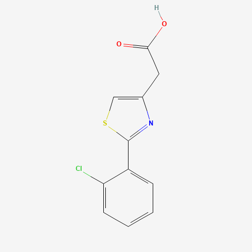 17969-25-4 [2-(2-Chlorophenyl)-1,3-thiazol-4-yl]acetic acid hydrochloride chemical structure