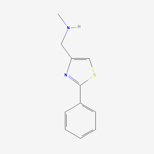 921101-66-8 N-Methyl-1-(2-phenyl-1,3-thiazol-4-yl)methanamine dihydrochloride chemical structure