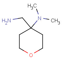 176445-80-0 [4-(Aminomethyl)tetrahydro-2H-pyran-4-yl]-dimethylamine chemical structure