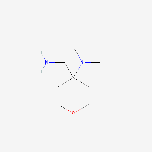 176445-80-0 [4-(Aminomethyl)tetrahydro-2H-pyran-4-yl]-dimethylamine chemical structure