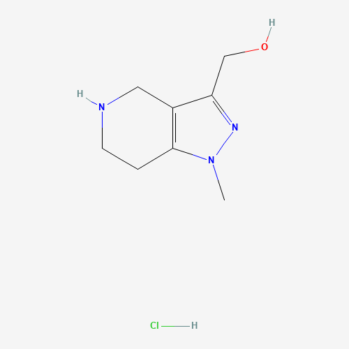 1227465-76-0 (1-Methyl-4,5,6,7-tetrahydro-1H-pyrazolo-[4,3-c]pyridin-3-yl)methanol hydrochloride chemical structure