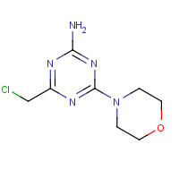 21868-41-7 4-(Chloromethyl)-6-morpholin-4-yl-1,3,5-triazin-2-amine chemical structure