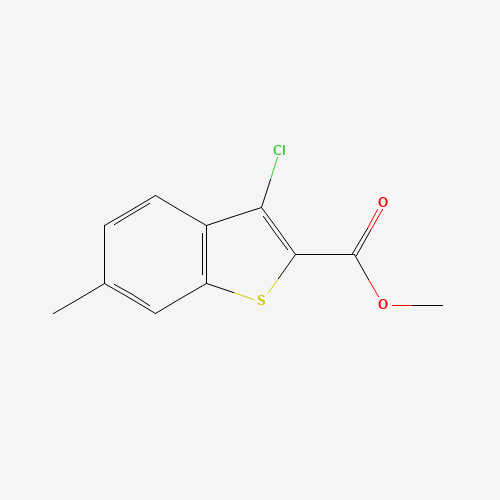 59812-34-9 Methyl 3-chloro-6-methyl-1-benzothiophene-2-carboxylate chemical structure