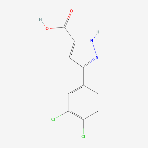 276684-04-9 3-(3,4-Dichlorophenyl)-1H-pyrazole-5-carboxylic acid chemical structure
