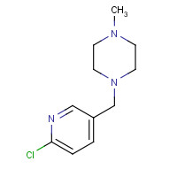 612487-31-7 1-[(6-Chloropyridin-3-yl)methyl]-4-methylpiperazine chemical structure
