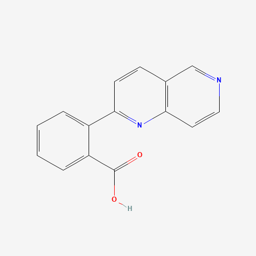 392233-76-0 2-(1,6-Naphthyridin-2-yl)benzoic acid hydrate chemical structure