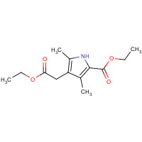 40345-42-4 Ethyl 4-(2-ethoxy-2-oxoethyl)-3,5-dimethyl-1H-pyrrole-2-carboxylate chemical structure