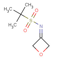 1158098-73-7 2-Methyl-N-(oxetan-3-ylidene)propane-2-sulfinamide chemical structure