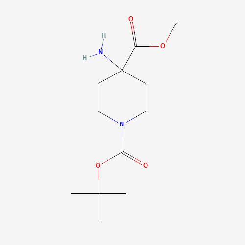 321997-89-1 Methyl 4-amino-1-Boc-piperidine-4-carboxylate chemical structure