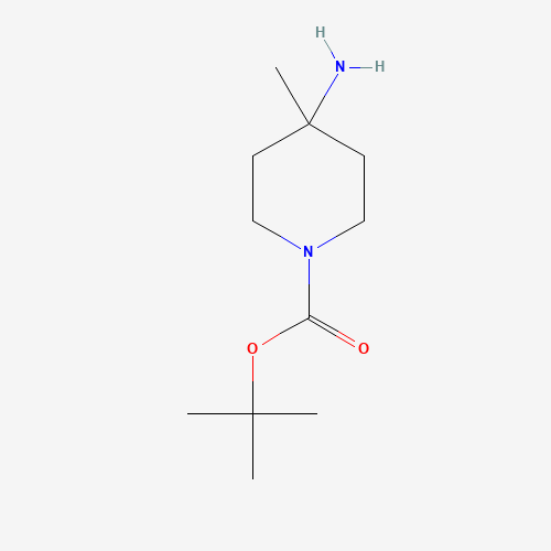 343788-69-2 4-Amino-4-methyl-1-piperidinecarboxylic acid tert-butyl ester chemical structure