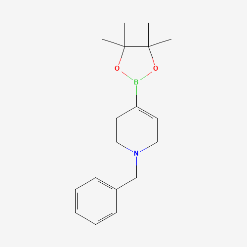 1048976-83-5 1-Benzyl-4-(4,4,5,5-tetramethyl-1,3,2-dioxaborolan-2-yl)-1,2,3,6-tetrahydropyridine chemical structure