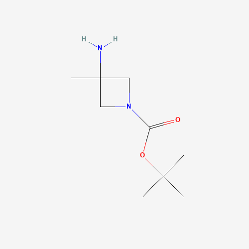 1158758-77-0 tert-Butyl 3-amino-3-methyl-azetidine-1-carboxylate chemical structure