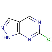 23002-51-9 6-Chloro-1H-pyrazolo[3,4-d]pyrimidine chemical structure