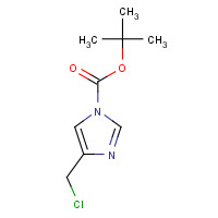 500782-71-8 tert-Butyl 4-(chloromethyl)imidazole-1-carboxylate chemical structure