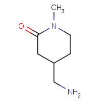 1234616-57-9 4-(Aminomethyl)-1-methyl-piperidin-2-one chemical structure