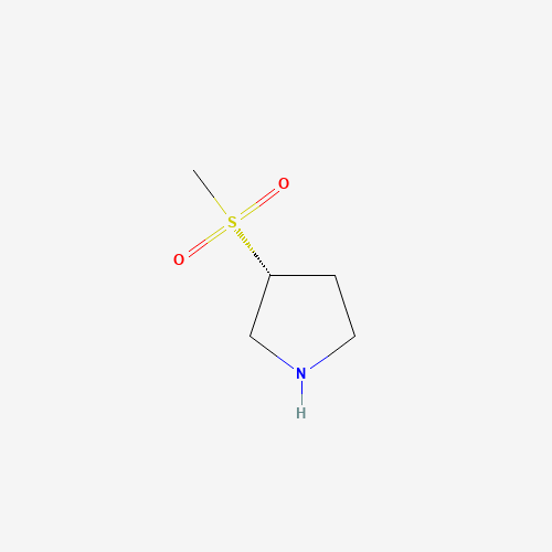 1234576-84-1 (R)-3-(Methylsulfonyl)pyrrolidine chemical structure