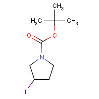 774234-25-2 1-(tert-Butoxycarbonyl)-3-iodopyrrolidine chemical structure