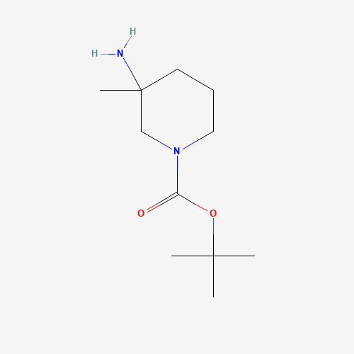 1158759-06-8 tert-Butyl 3-amino-3-methyl-piperidine-1-carboxylate chemical structure