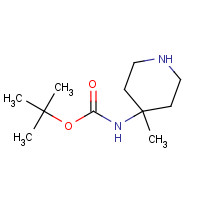 163271-08-7 tert-Butyl N-(4-methyl-4-piperidyl)carbamate chemical structure