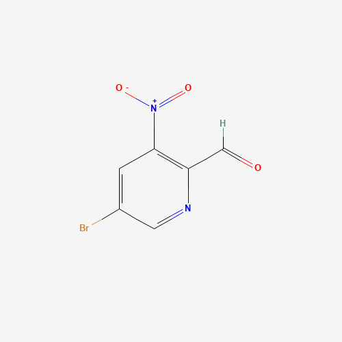 1086838-46-1 5-Bromo-3-nitropyridine-2-carbaldehyde chemical structure