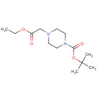 209667-59-4 tert-Butyl 4-[(ethoxycarbonyl)methyl]-piperazine-1-carboxylate chemical structure