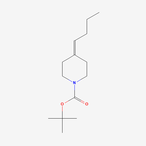 1198287-32-9 tert-Butyl 4-butylidenepiperidine-1-carboxylate chemical structure
