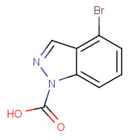 885523-43-3 4-Bromo-6-(1H)-indazole carboxylic acid chemical structure
