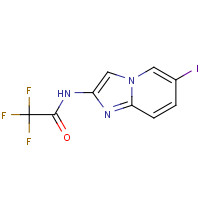 209971-49-3 2,2,2-Trifluoro-N-(6-iodo-imidazo[1,2-a]pyridin-2-yl)acetamide chemical structure