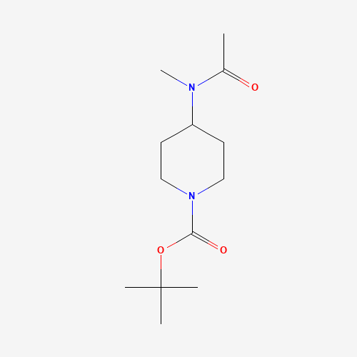197727-57-4 tert-Butyl 4-[acetyl(methyl)amino]-piperidine-1-carboxylate chemical structure