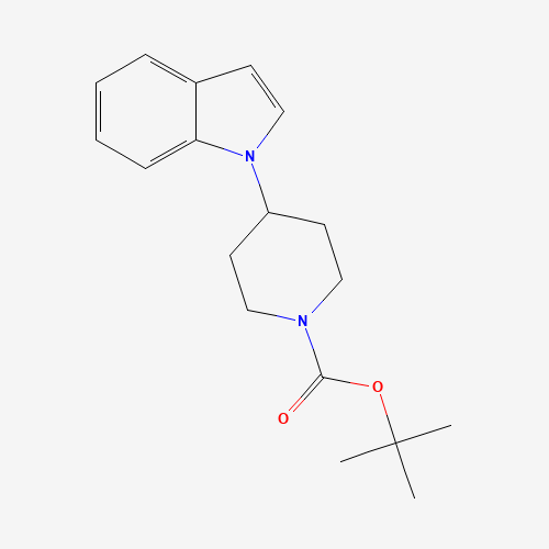 170364-89-3 tert-Butyl 4-(1H-indol-1-yl)piperidine-1-carboxylate chemical structure