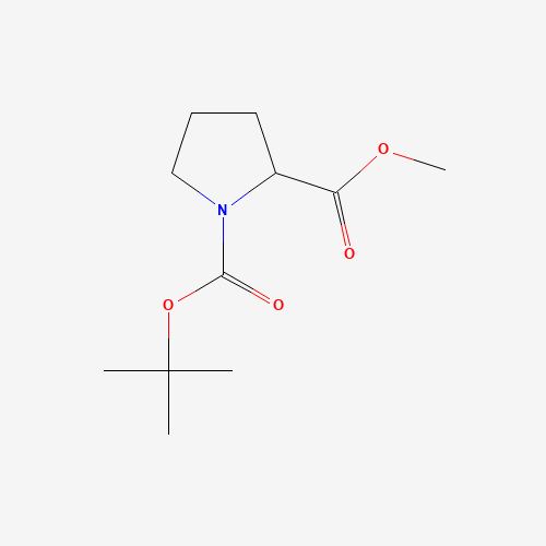 145681-01-2 1-tert-Butyl 2-methyl pyrrolidine-1,2-dicarboxylate chemical structure