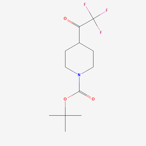 1093759-80-8 tert-Butyl 4-(2,2,2-trifluoroacetyl)piperidine-1-carboxylate chemical structure