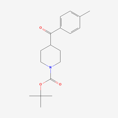 912768-78-6 tert-Butyl 4-(4-methylbenzoyl)piperidine-1-carboxylate chemical structure