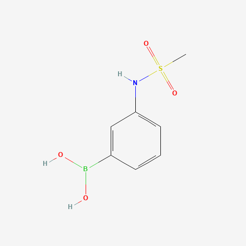 148355-75-3 3-(Methylsulfonylamino)phenylboronic acid chemical structure