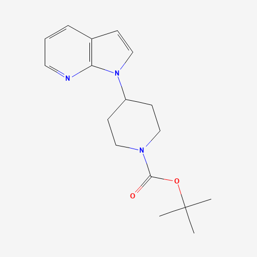 1093759-55-7 tert-Butyl 4-pyrrolo[2,3-b]pyridin-1-ylpiperidine-1-carboxylate chemical structure