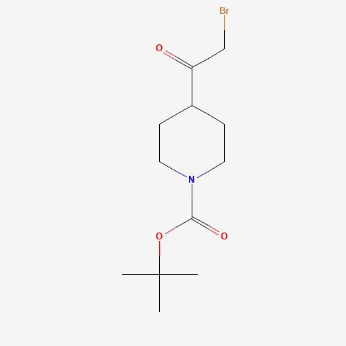 301221-79-4 tert-Butyl 4-(2-bromoacetyl)-piperidine-1-carboxylate chemical structure