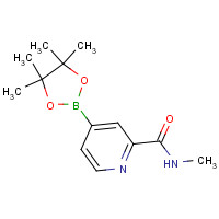 1313738-91-8 N-Methyl-4-(4,4,5,5-tetramethyl-1,3,2-dioxaborolan-2-yl)pyridine-2-carboxamide chemical structure