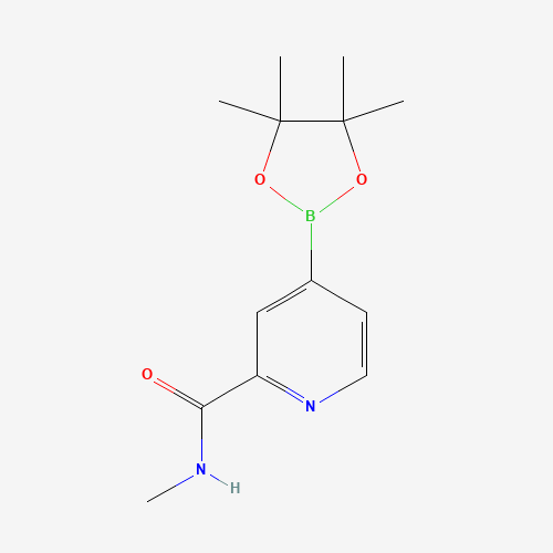 1313738-91-8 N-Methyl-4-(4,4,5,5-tetramethyl-1,3,2-dioxaborolan-2-yl)pyridine-2-carboxamide chemical structure