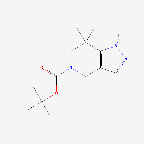 635712-88-8 tert-Butyl 7,7-dimethyl-6,7-dihydro-1H-pyrazolo-[4,3-c]pyridine-5(4H)-carboxylate chemical structure