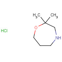 1313738-94-1 2,2-Dimethyl-1,4-oxazepane hydrochloride chemical structure