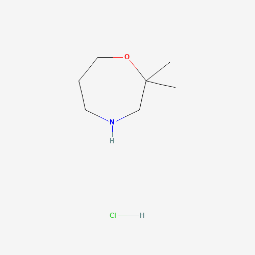 1313738-94-1 2,2-Dimethyl-1,4-oxazepane hydrochloride chemical structure