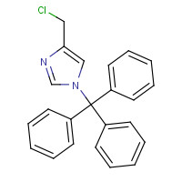 103057-10-9 4-(Chloromethyl)-1-trityl-1H-imidazole chemical structure
