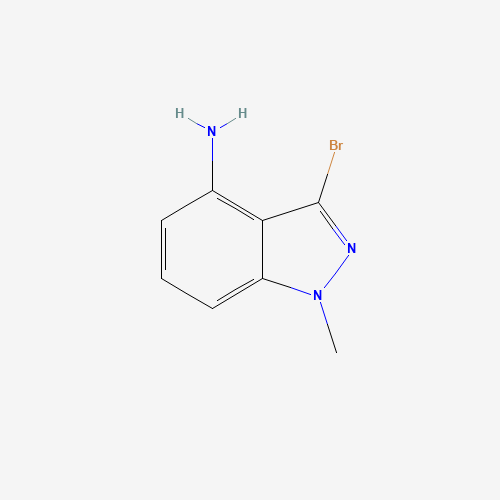 1092351-47-7 3-Bromo-1-methyl-1H-indazol-4-ylamine chemical structure